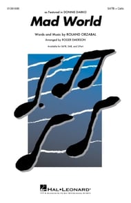 Mad World SATB choral sheet music cover